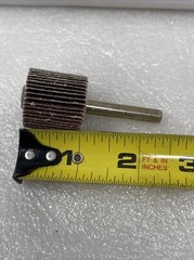 1″ x 1″ x 1/4″ Shank Mounted Flap Wheels – A/O 60 Grit Sanding Wheels, 50 Pack