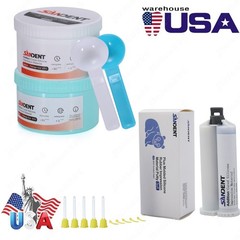 Putty PVS VPS Impression Material Base+Catalystst/50ml cartridge Medium Body