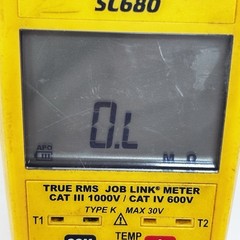 Fieldpiece SC680 HVAC Clamp Meter True RMS Multimeter Tested No Leads Included