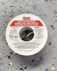 Oatey Silver Lead Free Solder 1LB 16 Oz 23001 NEW