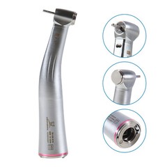 Dental LED 1:5 increasing fiber optic Handpiece Contra Angle slow speed