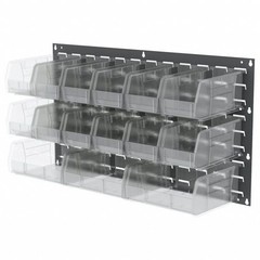 Akro-Mils 30636 Steel Louvered Panel, 36 In W X 5/16 In D X 20 In H, Gray