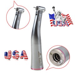 NSK Ti-MAX X95L Style Dental 1:5 LED Fiber Optic Contra Angle Handpiece Red Ring