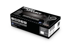 Heavy Duty 8mil Black Nitrile Gloves Diamond Textured Powder Free Industrial XXL