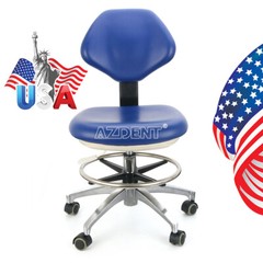 Sillón de unidad dental Luz LED Control de computadora PU Compensar más Taburete