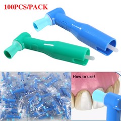 100-1000 pcs Dental Disposable Prophy Angles Soft & Firm Cup 105° -Latex Free