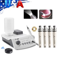 Dental Ultrasonic Piezo Scaler Bottle Fit EMS Woodpecker / 1-10 LED Handpiece US