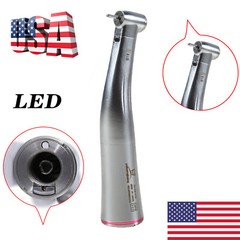 Dental 1:5 (Fiber Optic) Contra Angle Handpiece Red Ring for NSK Ti-MAX X95L