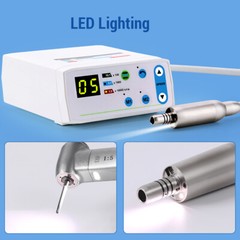 Dental Electric LED Brushless Micro Motor Internal Spray Fit Handpiece 4Hole