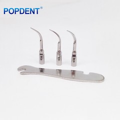 Dental Ultrasonic Air Perio Scaler Handpiece Hygienist 2 4-Holes 3 Tips POPDENT