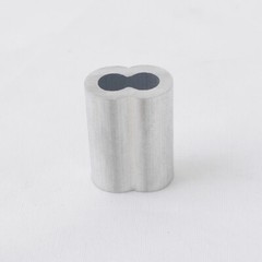 HIGOOD Aluminum Crimping Loop Sleeves Rope for 3/32”,Aluminum Alloy, PK 100