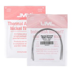 100/10Pks Ortho NiTi Archwire Thermal Activated Natural Form Round/Rectangular