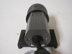 COHU CCD CAMERA WITH LENS 0.5-5M 1.3-15FT W/ FPHGR3 25 PIN FEMALE CONNECTOR