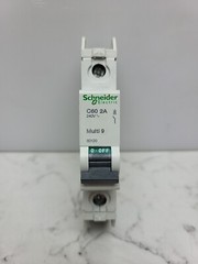 3 Pack Schneider Electric 60120 2 Amp Circuit Breaker DIN Rail 120/240 Vac Used