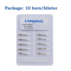 Dental Diamond Burs Football FG 368/023C 379-023F Egg Shape Coarse High Speed