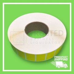 1.5×1 Inch YELLOW 1-1/2″ x 1″ Direct Thermal Labels 5,100 PER ROLL ZEBRA ELTRON