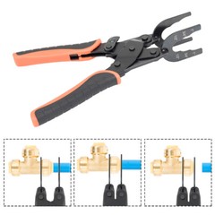 3 IN 1 Disconnect Tong Tool for Push to Connect Fittings PEX Brass Removal Tool
