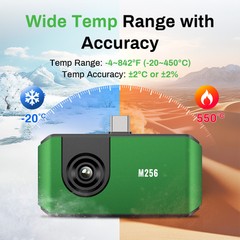 M256 Thermal Imaging Camera for Android Smartphones USB-C 256×192 IR Resolution