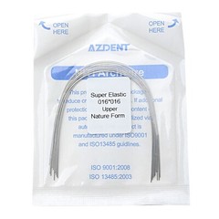 AZDENT Dental Orthodontic Super Elastic NITI Rectangular Arch Wires 10Pcs/Pack