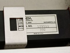 Varian VZC6961D7G1 5.9 – 6.4 GHz 65db Rackmount TWTA for Parts – AS IS