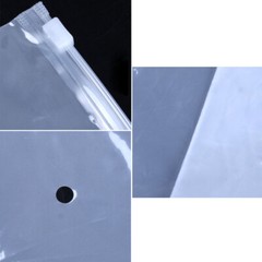 100x Garment Bags Clear Cello Plastic Self Seal Packaging For Clothing T-Shirts