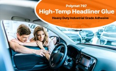 Polymat 797 High-Temp Adhesive Automotive Vehicle BODY SHOP GLUE [160F]