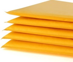 1000 Kraft Bubble Mailers 4×8 #000 Bulk Padded Shipping Envelopes Self Seal