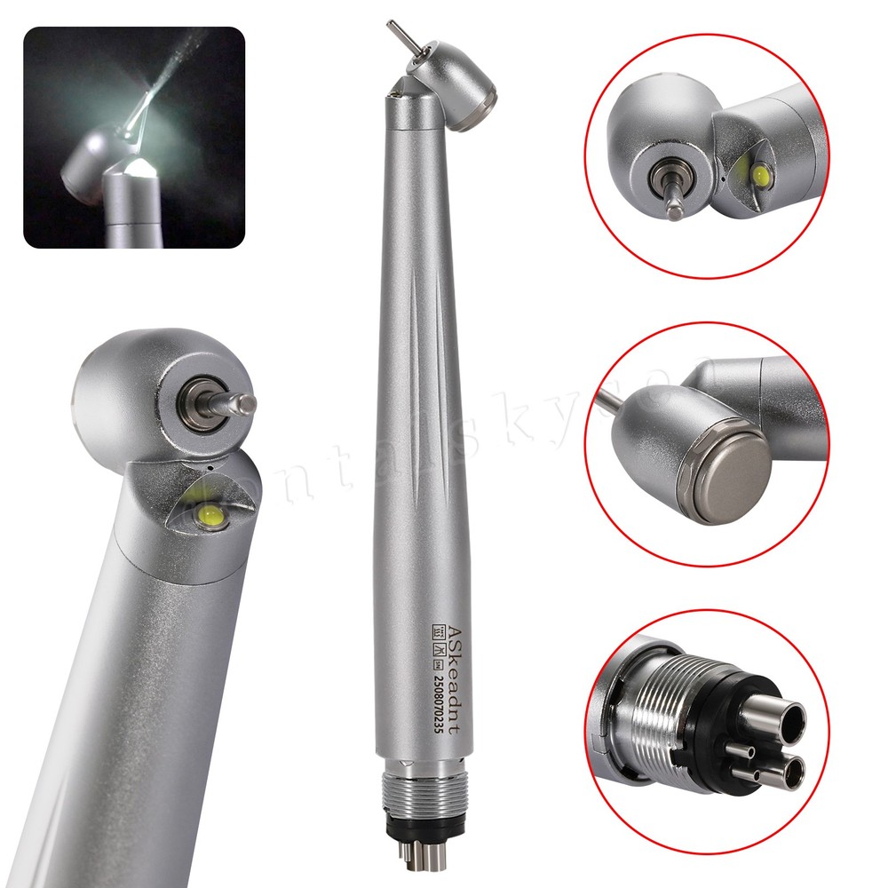 Dental 45° /1:4.2 Increasing LED Fiber Optic Contra Angle Surgical Handpiece