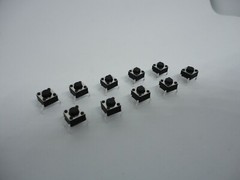 10 Pcs Pack Lot 6x6x4.3mm Momentary Push Micro Button Tactile Switch DIP 4 Pins