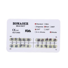 Dental Orthodontic Brackets Roth MBT Edgewise 018 022 Mini Standard Set