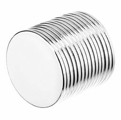 1 x 1/16 Inch Neodymium Rare Earth Disc Magnets N52 (15 Pack)