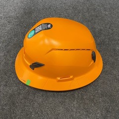 STUDSON SHK-1 Full Brim Vented Industrial Safety Helmet Orange Third-Party Logo
