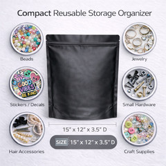 12 Pack 1lb Mylar Bags Assorted Designs 1 pound Smell Proof Resealable Zip bag