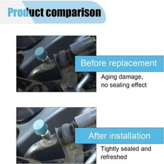 R134a AC Port Caps Leakproof High Low 2PCS