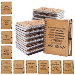 20 Pcs Employee Appreciation Gifts Bulk – 10 Sets of Inspirational Spiral Not…