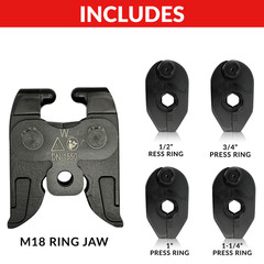Rotating Press Jaws Set 1/2″ 3/4″ 1″ 1-1/4″for Milwaukee Ridgid US Warehouse