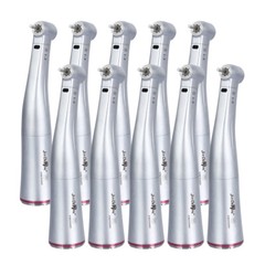 JoyDental 1:5 LED Increasing Contra Angle Handpiece Push 4Spray For Motor