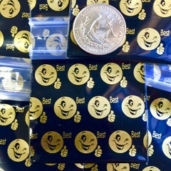 BaggiesSince1987 – 2020 Zip Seal DESIGN BAGS 2″ X 2″ CASH 100PCS, 👀Details🔽