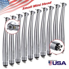 1-10 LED Dental Mini Small Head High Speed Handpiece Pedo Pediatric Push Button