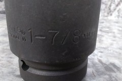 Proto J10030L 1-7/8 In Socket Size 1 In Drive Size 6-Point SAE Impact Socket