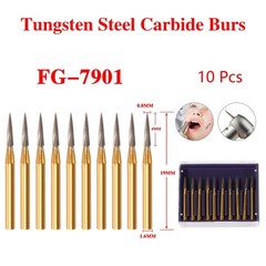 Dental Trimming Finishing Carbide Burs Drill Gold 7901/Endo-Z/7404/7406/7408 fo