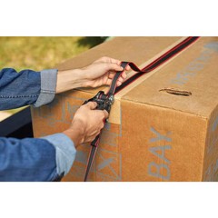 Husky 12 ft. x 1 in. Ratchet Tie-Down Straps with S-Hook (4-Pack)