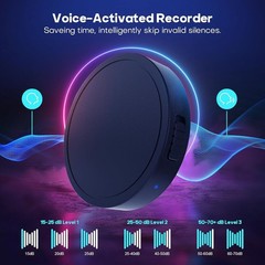 High-Capacity Voice Recorder with AI Noise Cancellation & USB-C Compatibility