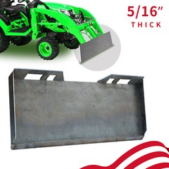 5/16″ Quick Tach Attachment Mount Plate Heavy Duty Steel Front Loader Plate