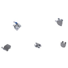 1 Pack Dental Orthodontic Bracket Standard MBT 0.022″ 345 Hooks Sandblasted