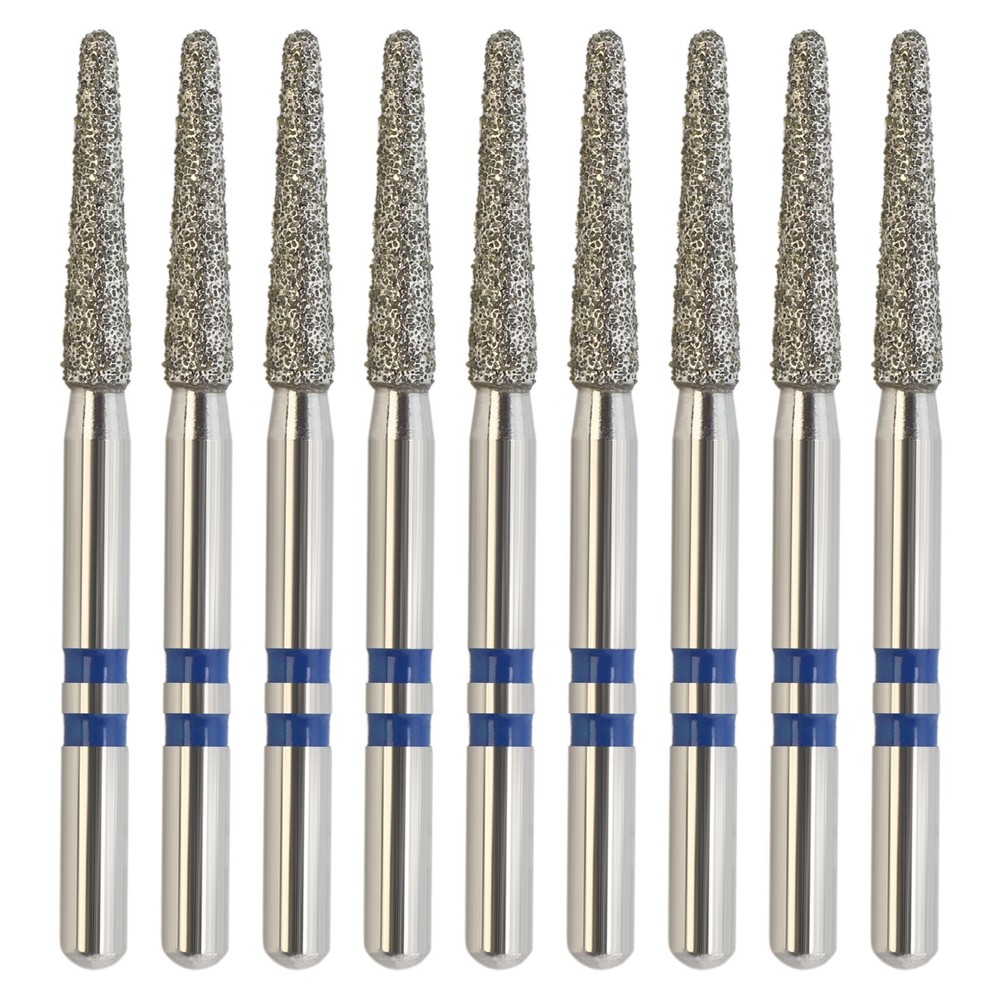 Zirconia Diamonds Crown Cutter Removal Round End Taper Bur Medium Grit Z856/016M