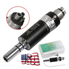Slow/Low Speed E-type Air Motor Handpiece 4-Holes Yabang black CE Dental