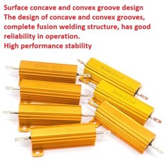 5W 10W -500W Watt High Power Aluminum shell Wirewound Metal Resistor 0.1Ω – 10KΩ