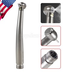 Askeadnt Dental High Speed Handpiece E-generator LED Fiber Optic Push 2 Hole 2-H
