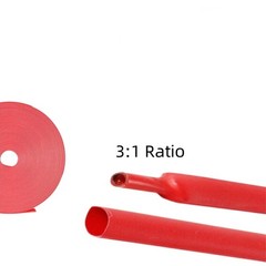 20ft 3:1 Ratio Heat Shrink Tubing Dual Wall Adhesive Glue Lined Φ1/4″ (6.4mm) US